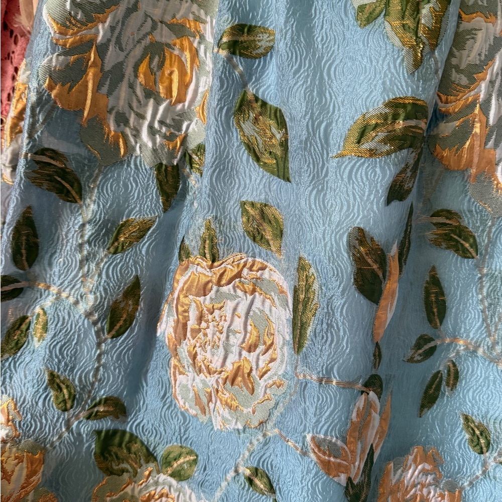 Floral Blue  Dress - Picture 5 of 5